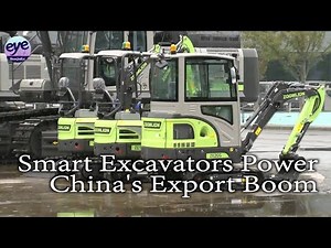 Chinese excavator makers go global with smart machinery