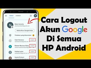 Cara Logout Akun Google Di HP Android