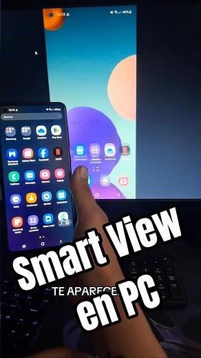 Como usar Smart view para comparti la pantalla de tu celular a tu PC #smartview #android #pc #foryou