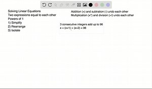 SOLVED:The sum of two consecutive odd integers is -96 . Find the numbers.