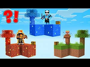 Surviving ELEMENTAL Skyblock in Minecraft!