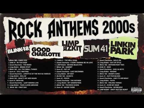 Blink-182, Sum 41, Good Charlotte & Limp Bizkit — Best Rock Hits of the 2000s 🎸 Full Playlist