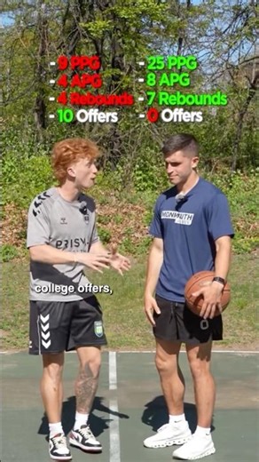 0 offers ❌ vs. D1 Recruit ✅••• #collegeathletics #CollegeRecruiting #ncaa