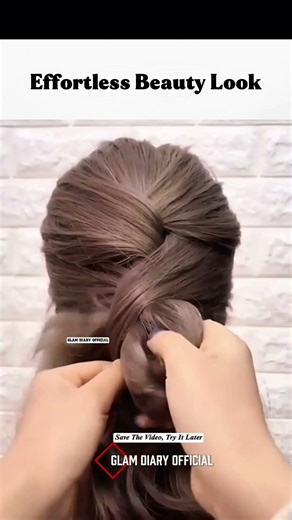 Easy Half-Up Twisted Hairstyle Tutorial-Simple Hair Style for Girls#hairstyletutorial #easyhairstyle