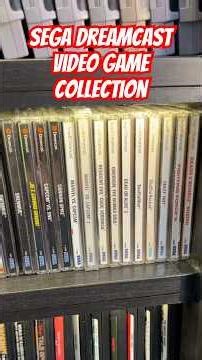 Sega Dreamcast Video Game Collection LED Lighted Display Bookshelf #retrogaming