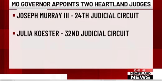 Missouri Governor appoints two to circuit judge positions