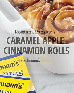 7.4K views · 705 reactions | Bake these Caramel-Apple Cinnamon Rolls from @RosannaPansino just in time for National Caramel Apple Day. | Fleischmann's Yeast | Facebook