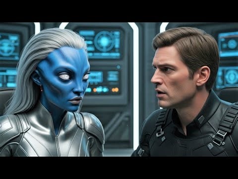 Human Reaches A Burning Barricade To Save Alien Girl, And The Flames Twist Aside Only For Human