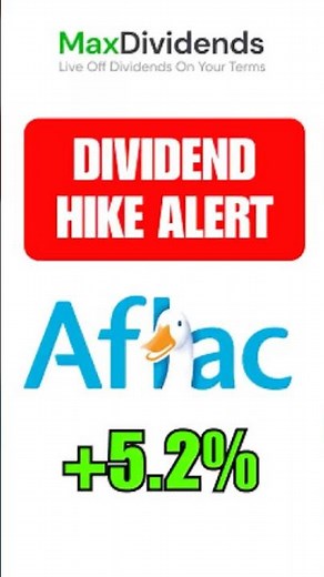 🚀 AFLAC Dividend Increase 5.2% | 44-Year Streak