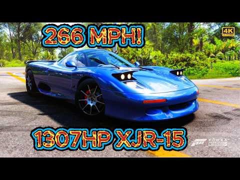 266 MPH JAGUAR XJR-15! 🐆🚀 1307HP Carbon Monster (4K)