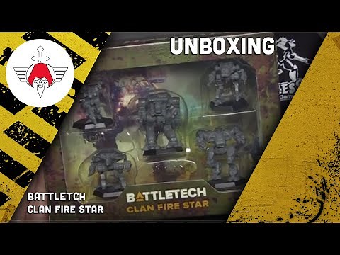 Battletech: Clan Fire Star - Unboxing