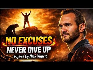 No Excuses 🔥 Nick Vujicic Powerful Motivation | Never Give Up | Life Changing Speech