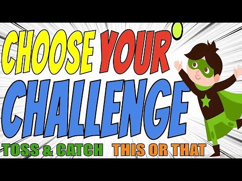 SELF TOSS & CATCH-BALL Choose Your Challenge! PE Warm Up Actvity