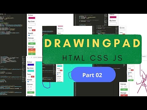 Drawing Canvas With Javascript for Mobile touch Events | HTML,JS Drawing Canvas Tutorial - Part 02