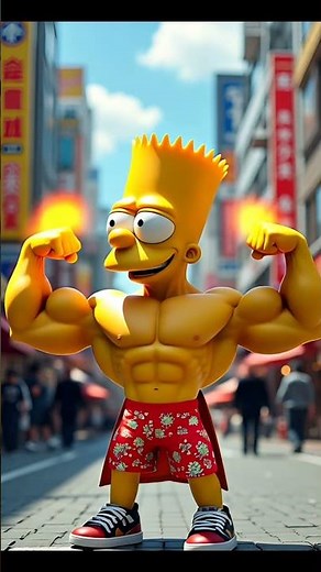 Bart Simpson Goes Beast Mode 💪 | The Strongest Cartoon Ever?!