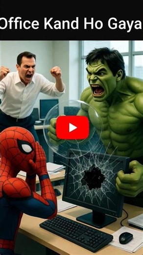 Spider-Man & Hulk vs Angry Admin 😱 | Support Job Comedy
