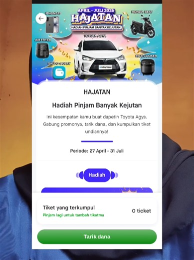 Dengan GoPay pinjam di Aplikasi GoPay,500 ribu aja kamu udah dapat kesempatan untuk menangin mobil.. @GoPay Indonesia #PinjamanBaikPromoTerbaik #GoPay #pinjam #DiskonCicilan #