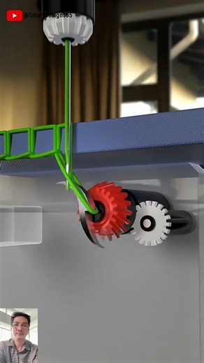 3D mechanical motion simulation 281 #-Mechanical design#Mechanical principles HL#shorts