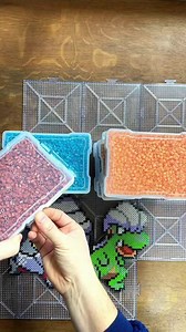 Pokémon Lore explained number 373, Salamence! The salamence evolution line pixel perler bead art is done! How cool that this Pokémon wishes to evolve and it just does. Join the fun! Follow me for daily videos of Pokémon and perler bead content, including quizzes, tutorials, lore, and much more. Plus, I turn your comments into stunning perler bead designs! Don't miss out on the excitement. Follow me now and be part of the #pokemon #beadamonpixels #pokemonwall #perler #fusebeads #pokemonperler #ha