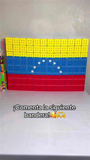 Cómo hacer la bandera de Venezuela con cubos de Rubik
