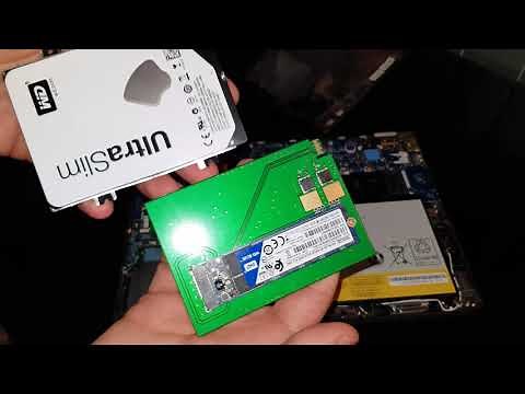 SSD upgrade on Lenovo Yoga 2 11 (needed an adapter 🔌) 🚀