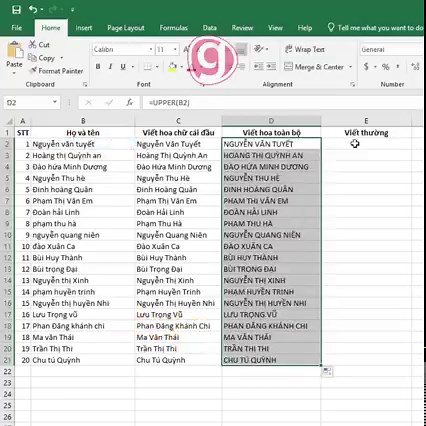 Hàm chuyển ký tự viết hoa viết thường trong Excel rất DỄ nhưng ứng dụng trong công việc CỰC KỲ NHIỀU!!! 😍 Xem ngay để giải quyết công việc nhanh gọn hơn nhé 👇 | Tuyệt Đỉnh Excel