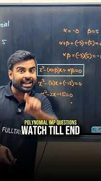🔥 Most Confusing Polynomial Question Explained