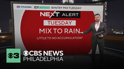 Next weather maker brings wintry mix, rain to Philadelphia area