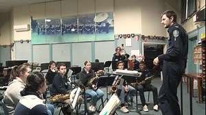 Thirty young musicians from schools across South Australia are fine-tuning their skills with a little help from the Band of the South Australia Police this week. Under the watchful baton of the Director of Music, Acting Sergeant David Polain the students, from Years 10-12 are participating in an annual work experience program which culminates in a free concert on Thursday night (4 July). The program provides students with an insight into what it is like to be part of a full-time professional uni