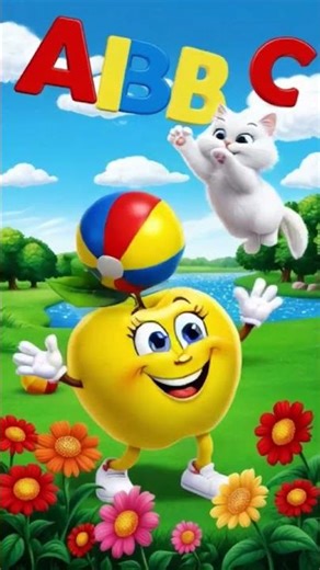 A for Apple B for Ball | ABC Learning Words for Toddlers | Fun Alphabet #learningvideos