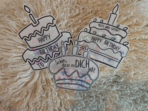 Handmade Shaker Card for Birthdays – Personalized Birthday Card – Shake Card – Special Birthday Card | Digital Download - Etsy