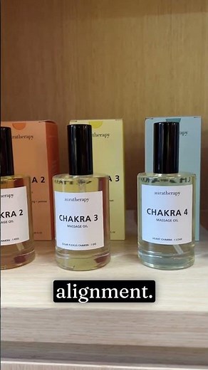 Chakra Massage Oils: Where Touch Meets Energy Healing | Auratherapy #shorts