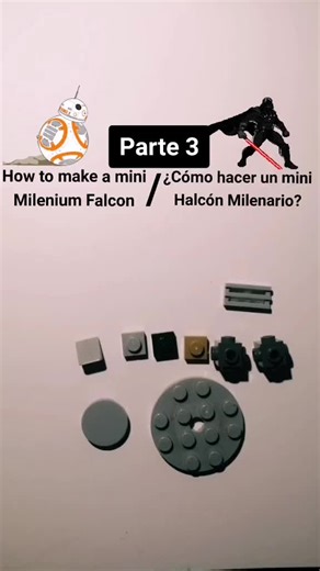 Cómo hacer un mini Halcón Milenario en Lego