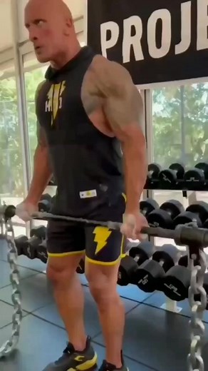 The Rock workout #therock #dwaynejohnson | Celebrity Club