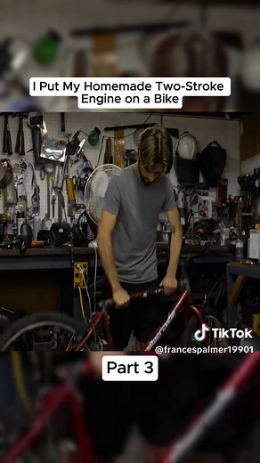 Homemade Two-Stroke Engine Bike Build