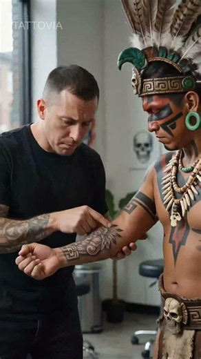 The Power of Chaac: Mayan God of Rain Tattoo ⚡️🌧️