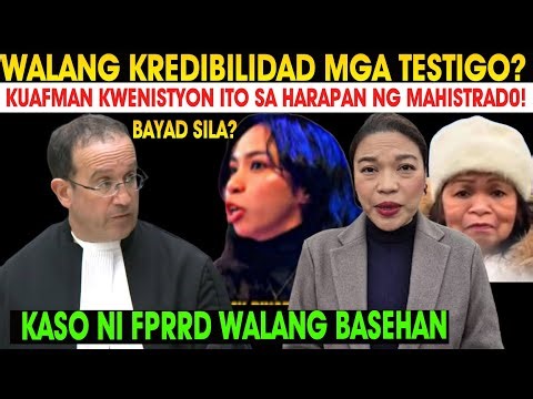 ITO NA! KUAFMAN NANINDIGAN SA MAHISTRAD0! KAS0 NI FPRRD GAWA GAWA LANG! WALA SILANG KREDIBILIDAD!