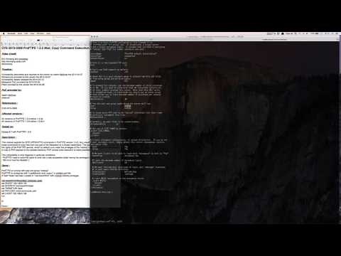 CVE-2015-3306 ProFTPD 1.3.5 Mod_Copy Command Execution