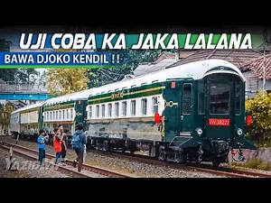 KERETA WISATA BARU JAKARTA - CIANJUR！！KLB Ujicoba Perjalanan KA Jaka Lalana "Heritage Class"
