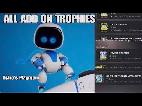PS5 Astro's playroom all add ons trophies