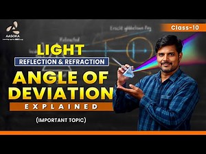 Angle of Deviation Explained | Light Reflection and Refraction | Class 10 Science | CBSE | AASOKA