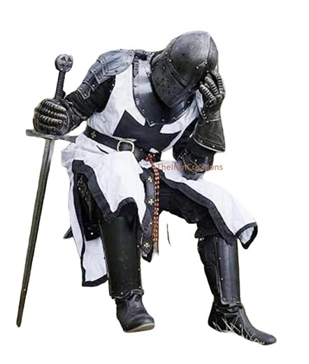 Black Templar Knight Full Armor Suit - Medieval Crusader Costume Halloween Cosplay Movie Roleplay, Larp - Etsy