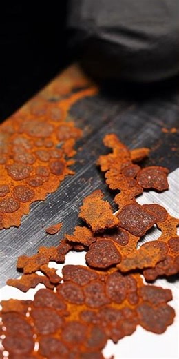 The CRUNCH is Real! 🤤 Thick Rust Scraping ASMR #Shorts