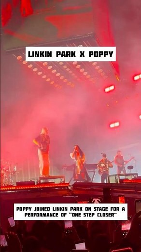 POPPY x LINKIN PARK Bogotá went wild when Poppy joined the band on stage for “One Step Closer”! 🔥
