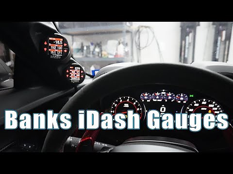 Banks iDash DataMonster & Super Gauge Install w/ZZPerformance Pillar Pod! ZL1 Camaro!