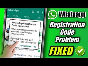 how to fix whatsapp registration code was requested for your phone number problem 2024