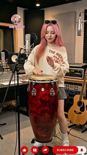 Rockabye - Clean Bandit & Anne Marie (Cute Version) | Pinky’s Adorable Performance 🌸✨#viral #lyrics