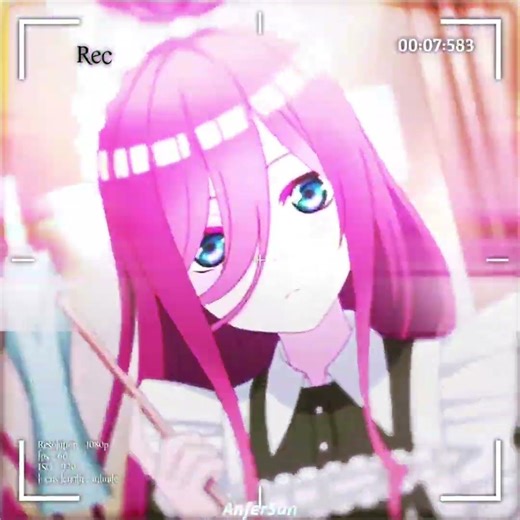 Nakano Miku || AM Preset || #animeedit #alightmotionwibu #presetalightmotion #waifu