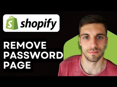 How to Remove Password Page on Shopify 2026 (QUICKLY)