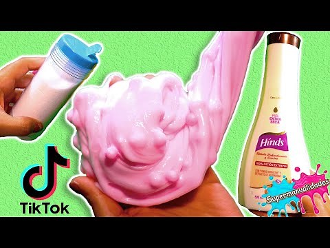 Probando recetas de Slime de TikTok (sin pegamento, ni bórax) #5 - Supermanualidades